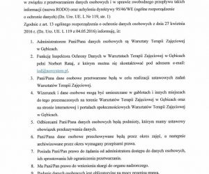 Klauzula informacyjna.